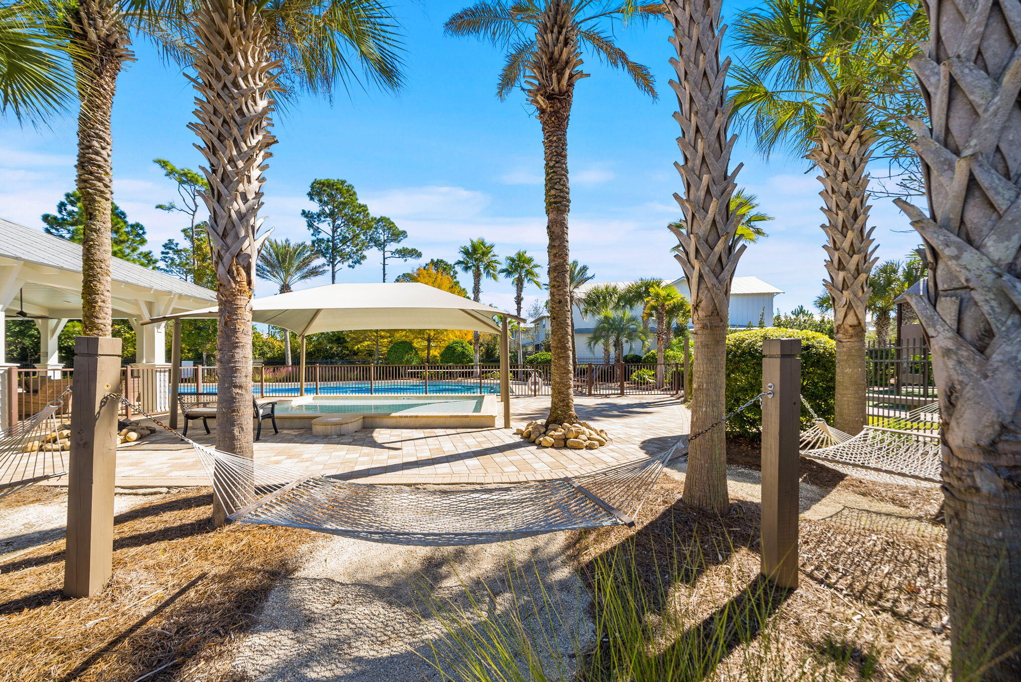 20 Beargrass Way Santa Rosa Beach, FL 32459 - Photo 46 of 50 a view of a swimming pool with a patio