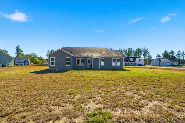 a house view with a outdoor space