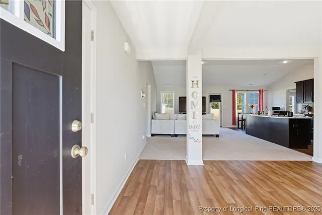 a view of a living room