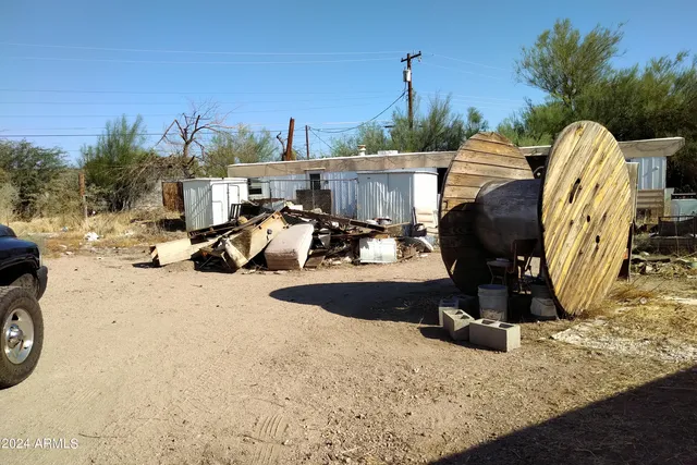 a view of outdoor space with seating area