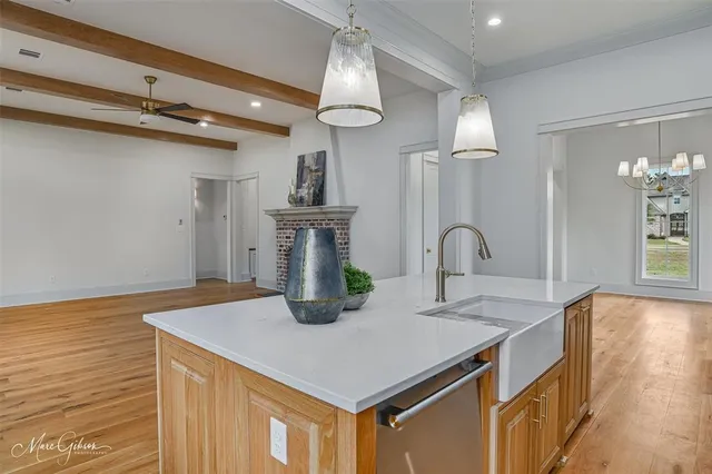 a bathroom with a tub and shower