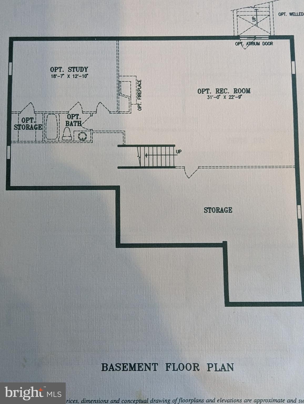 47588 Compton Circle Sterling, VA 20165 - Photo 32 of 38 Basement Floor Plans