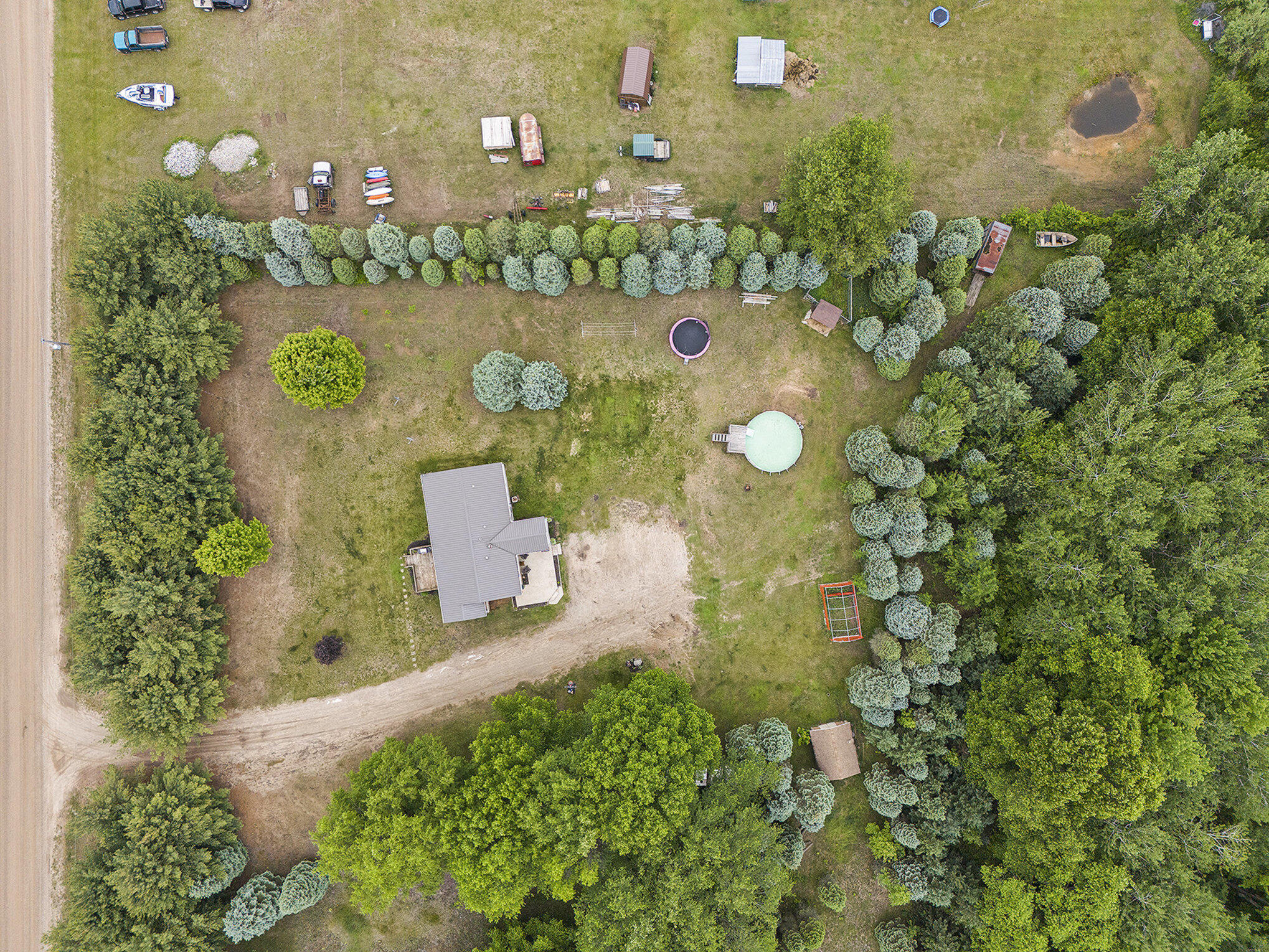 5070 North Stephens Road Fountain, MI 49410 - Photo 33 of 38 aerial photo