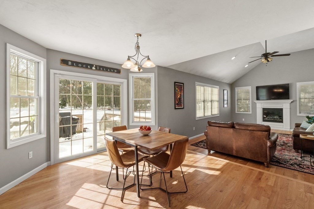 16 Michael Road Franklin, MA 02038 - Photo 15 of 39 a view of a dining room with furniture window and wooden floor