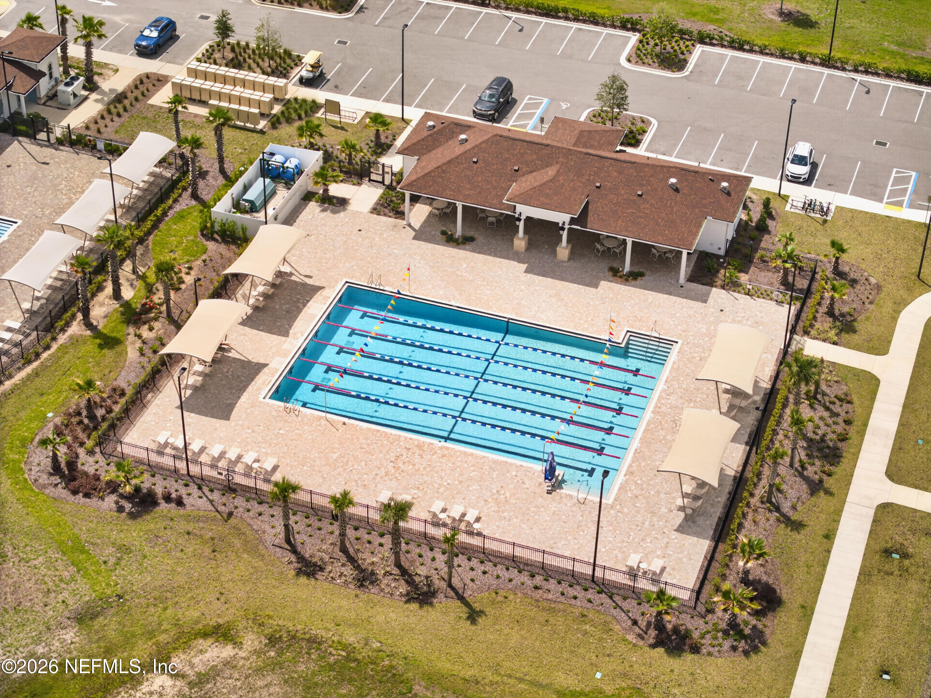 231 Encanto Way Street St. Augustine, FL 32084 - Photo 35 of 36 an aerial view of a house with a ocean