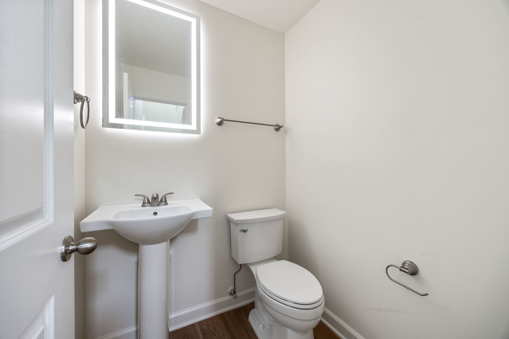 2463 BELLA Drive Pingree Grove, IL 60140 - Photo 14 of 24 a bathroom with a toilet sink and mirror