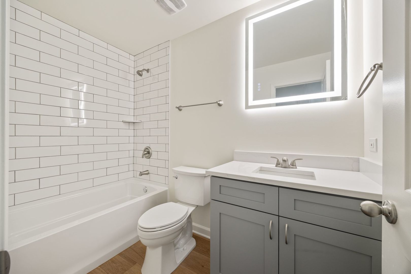 2463 BELLA Drive Pingree Grove, IL 60140 - Photo 20 of 24 a bathroom with a sink a toilet and shower