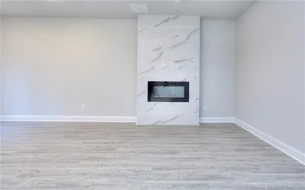 a view of wooden floor in a room