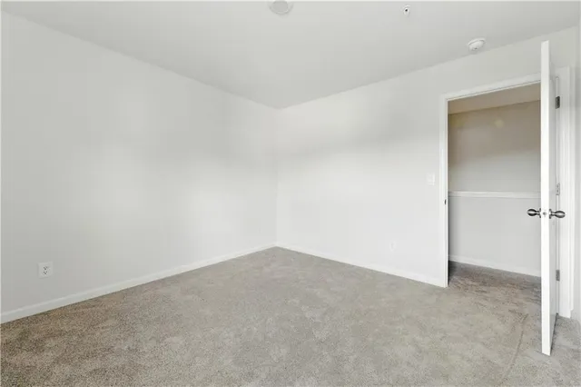 an empty room with an empty space