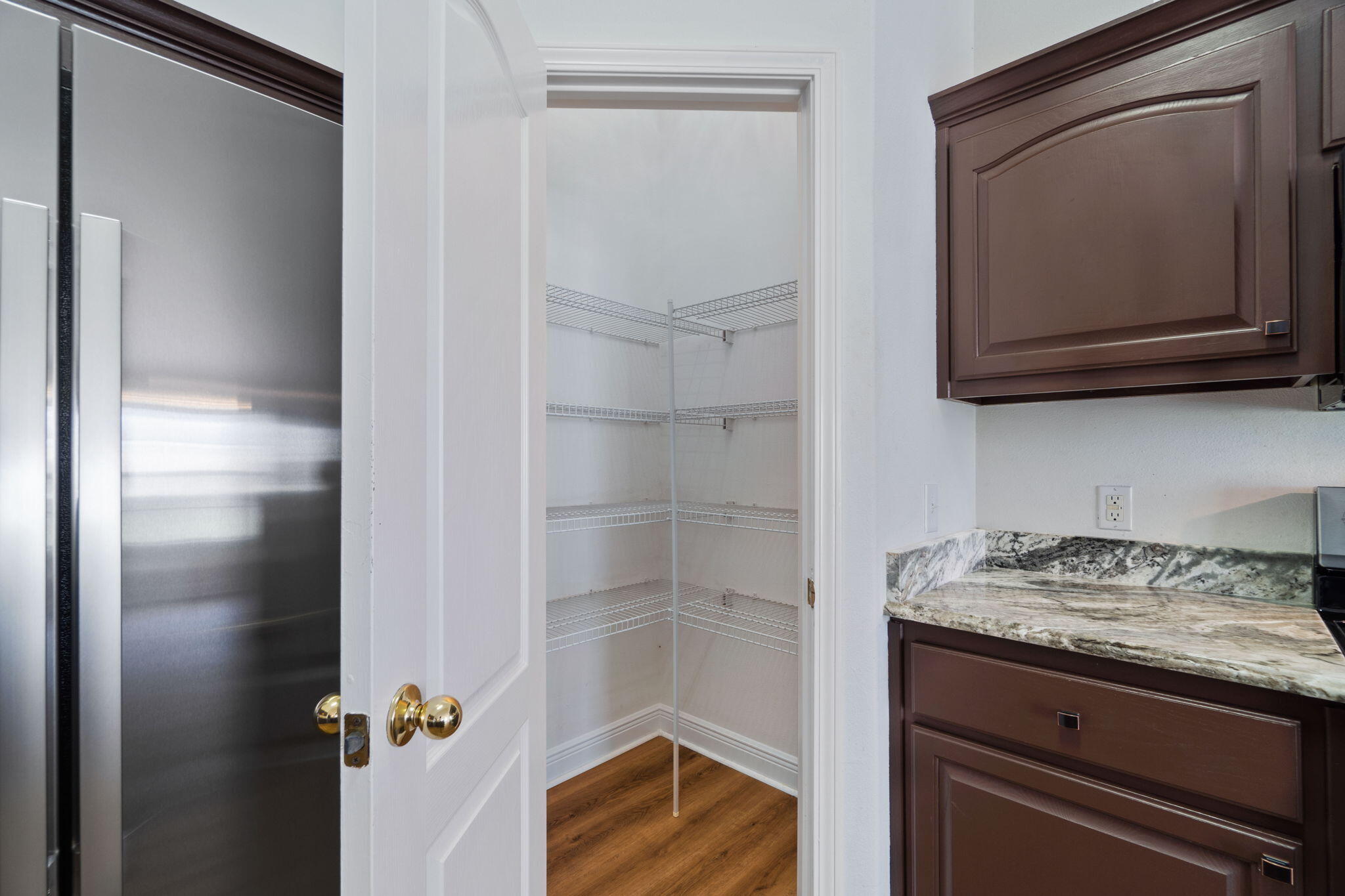 641 Territory Lane Crestview, FL 32536 - Photo 20 of 41 a bathroom with a granite countertop sink and a mirror
