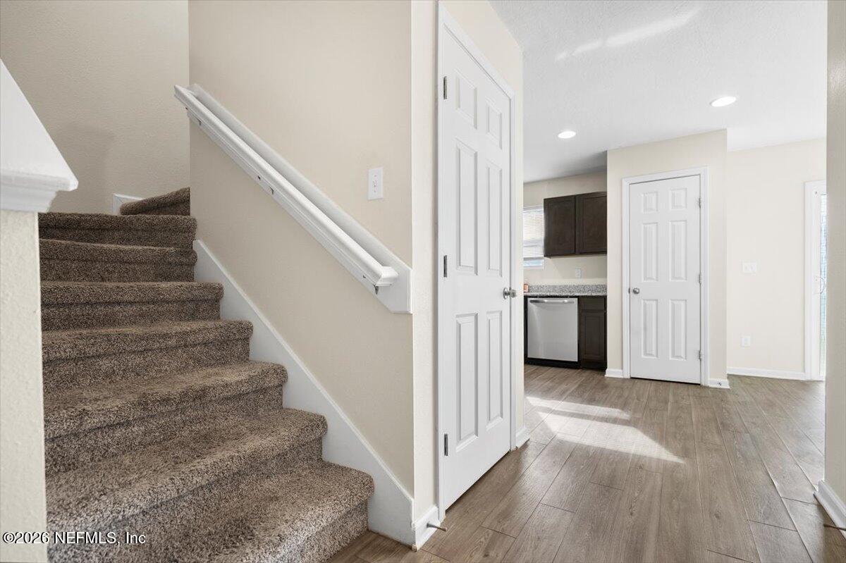 3094 Jennings Road Jacksonville, FL 32218 - Photo 6 of 33 a view of entryway and hall with wooden floor