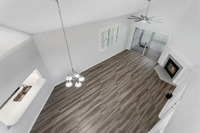 wooden floor in an empty room