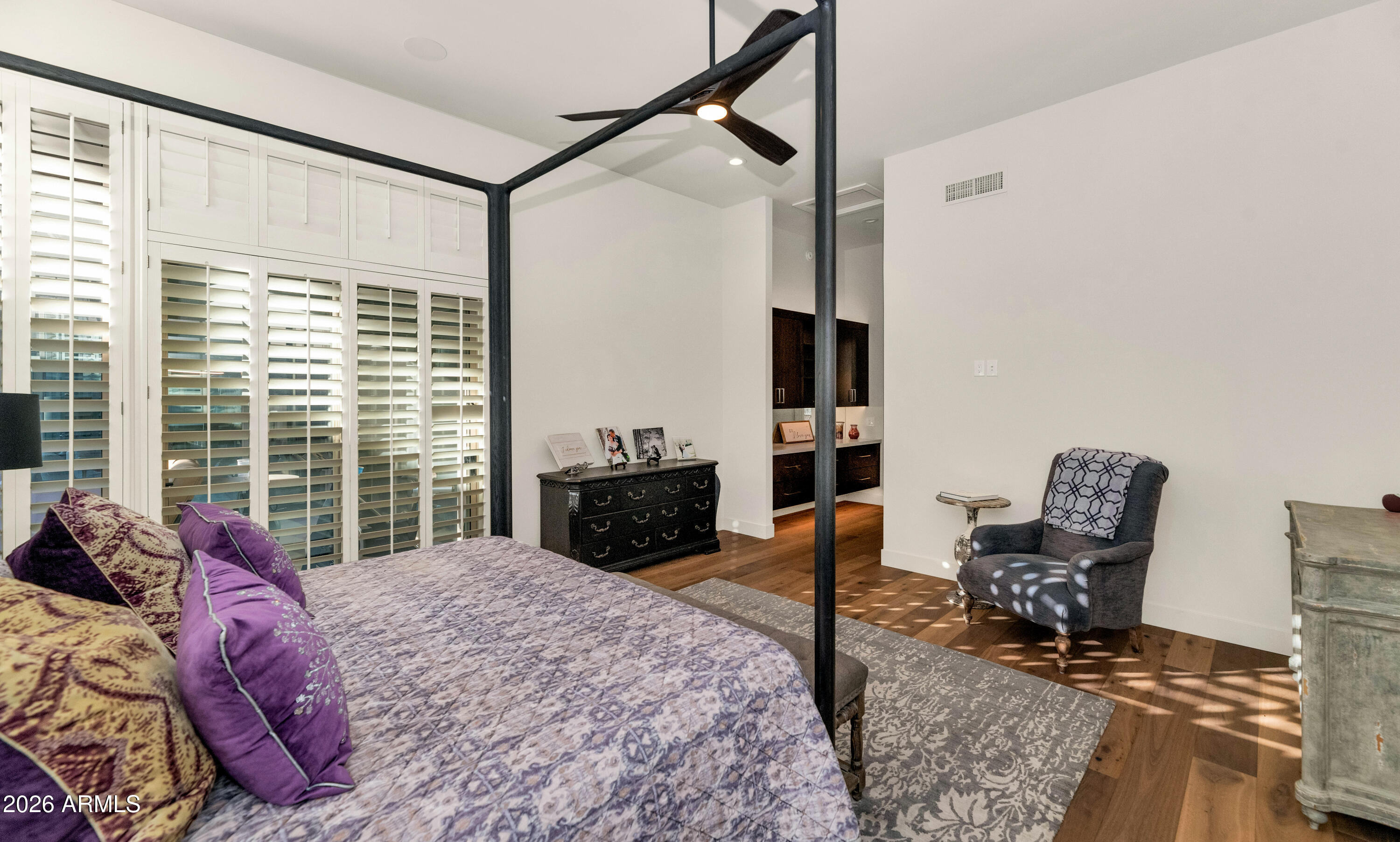 6417 North 30th Way Phoenix, AZ 85016 - Photo 16 of 48 Spacious Bedroom with Shutters