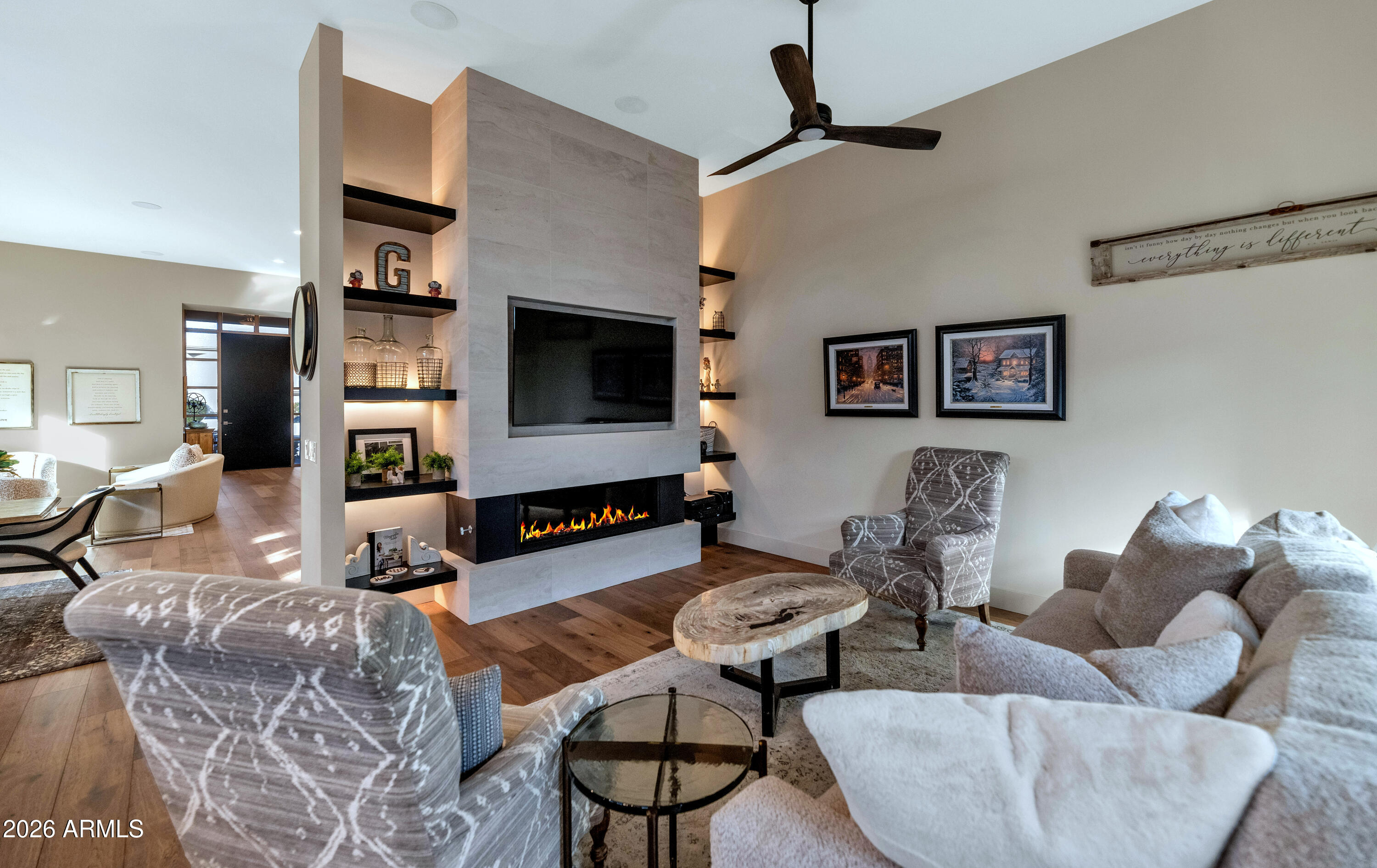 6417 North 30th Way Phoenix, AZ 85016 - Photo 5 of 48 Family Room Fireplace Wall