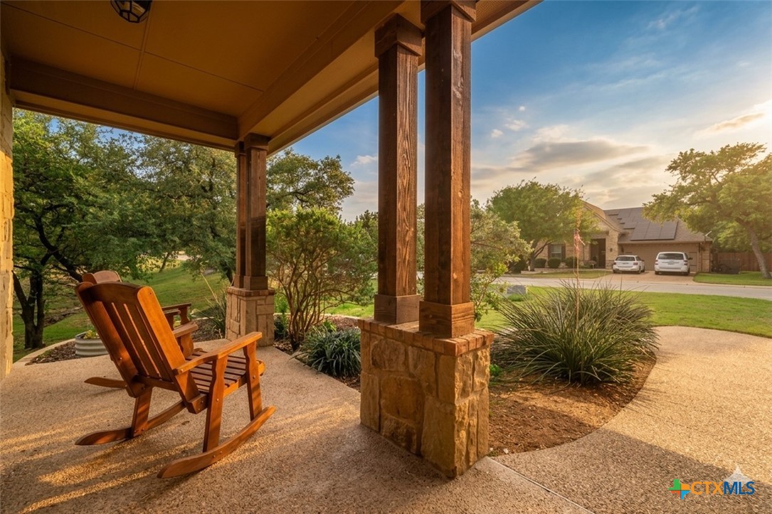 2402 Twin Ridge Court Belton, TX 76513 - Photo 2 of 41 Front porch - enhanced lighting