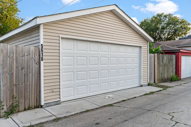 a backyard of a house