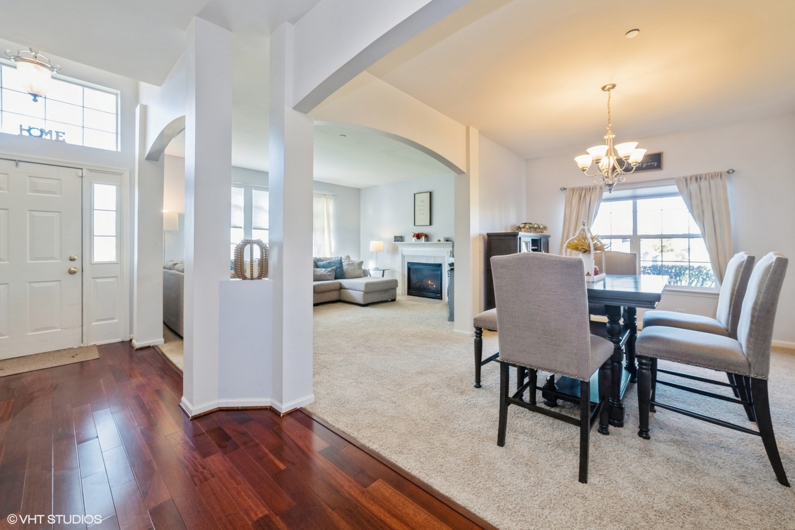 2624 Maple Circle West Dundee, IL 60118 - Photo 6 of 37 a view of a dining room with furniture and wooden floor