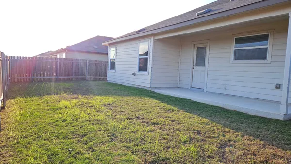 a view of a garage