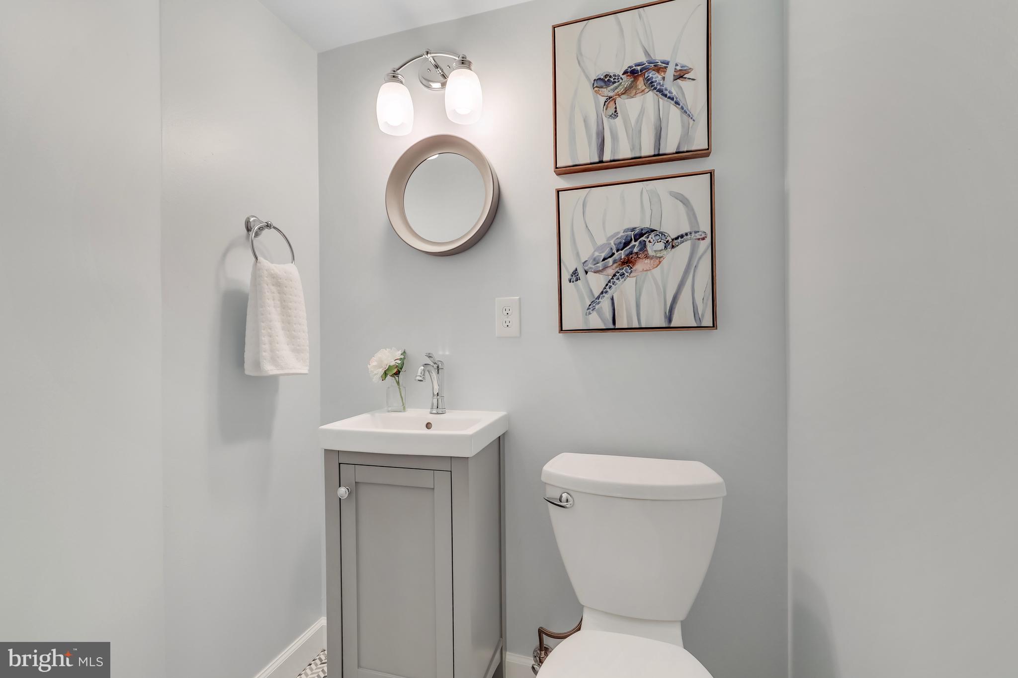 11964 Sentinel Point Court Reston, VA 20191 - Photo 54 of 68 The lower-level half bath was remodeled in 2019.