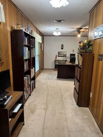 a room with furniture and window