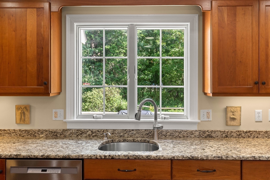 6 Arrowhead Farm Road Boxford, MA 01921 - Photo 17 of 42 a kitchen with granite countertop sink and window