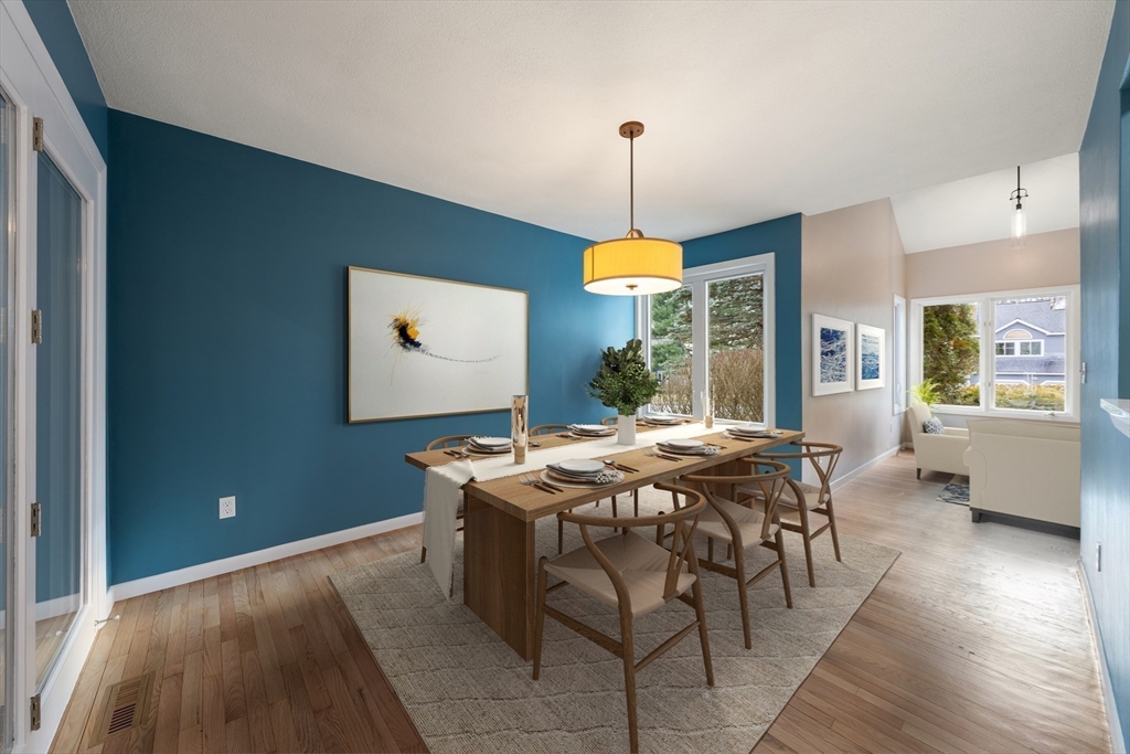 5 Lanes End Natick, MA 01760 - Photo 9 of 27 a view of a dining room with furniture window and wooden floor