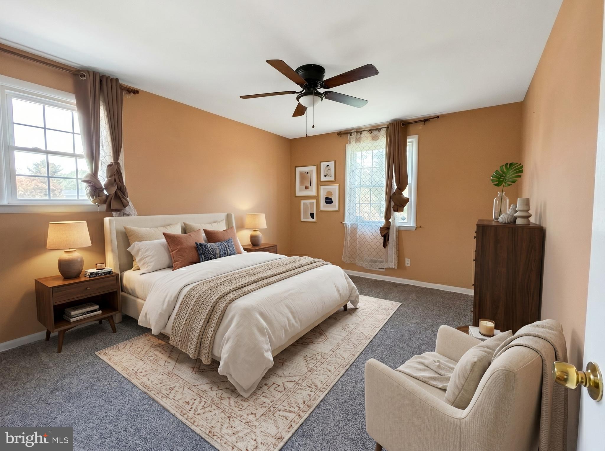 8907 Maplebrook Road Randallstown, MD 21133 - Photo 7 of 15 Bedroom 3: Virtually Staged