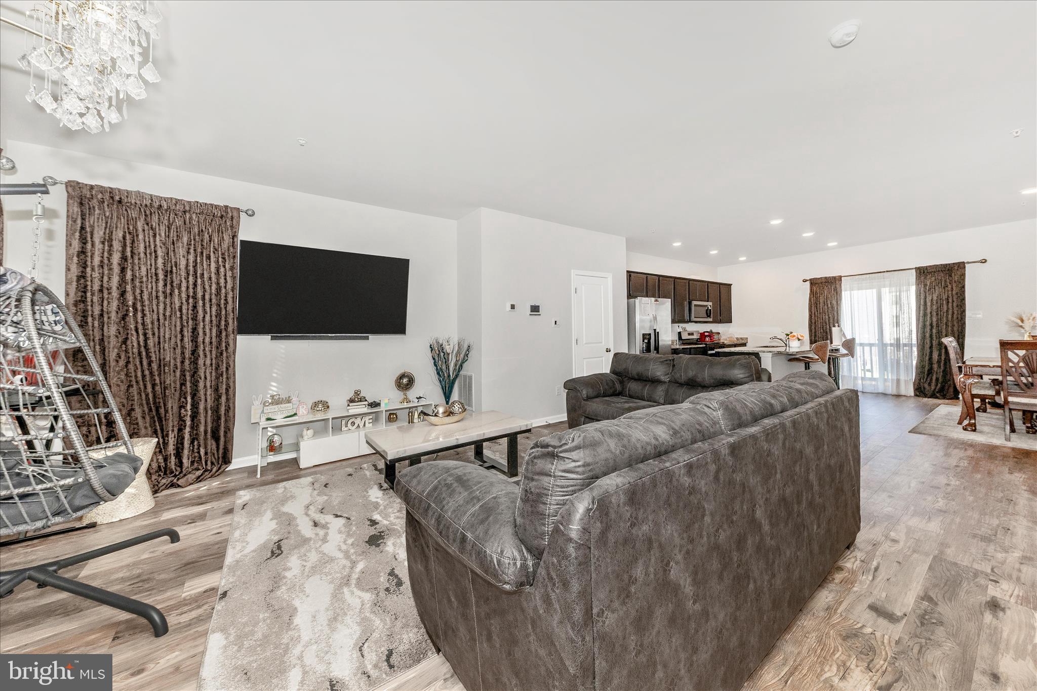 8648 Walter Martz Road Frederick, MD 21702 - Photo 20 of 50 a living room with furniture and a flat screen tv