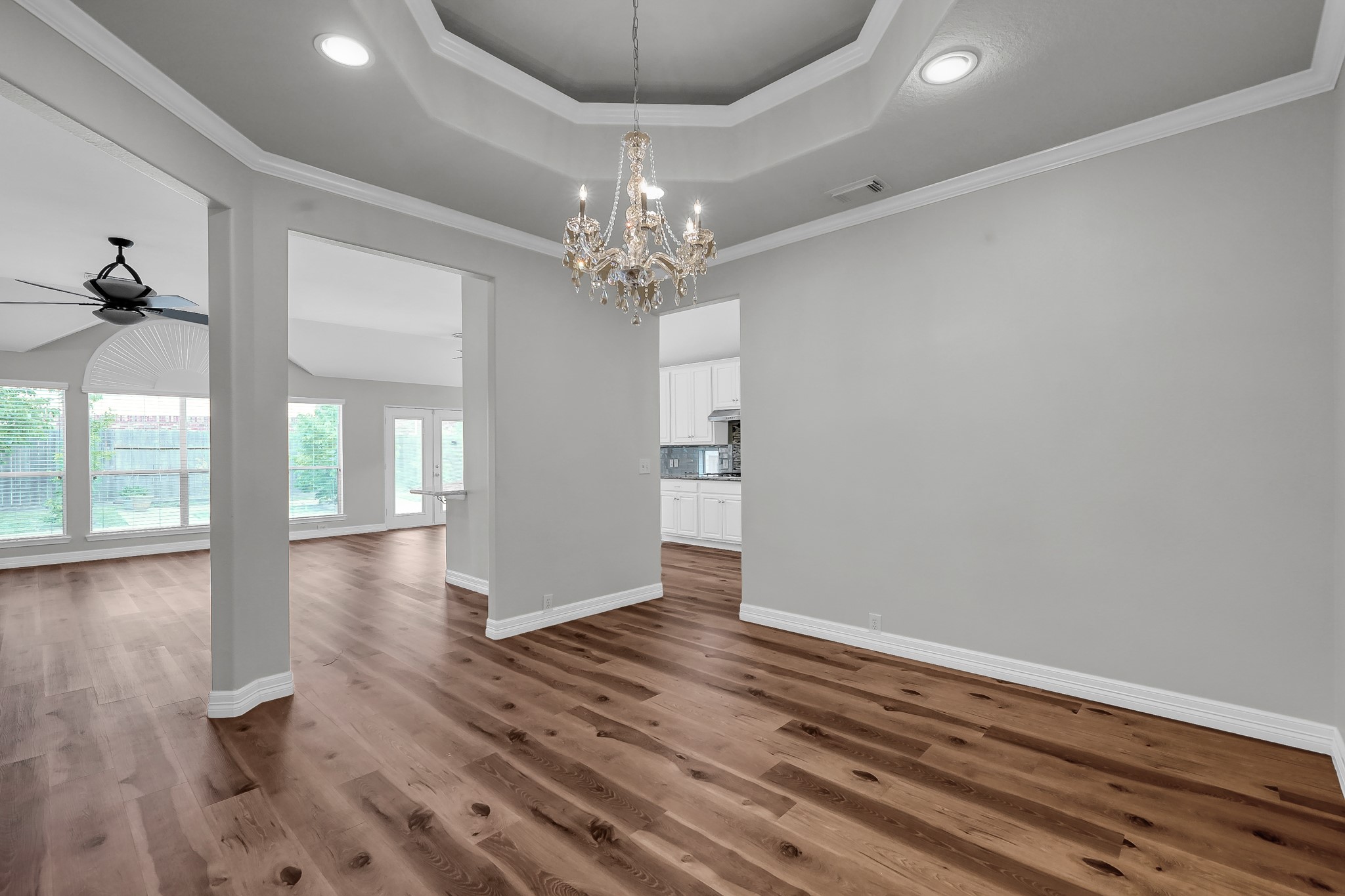 2906 Reynolds Creek Drive Spring, TX 77388 - Photo 5 of 38 wooden floor in an empty room with a window