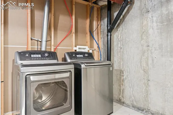 a view of a wooden door and outdoor space