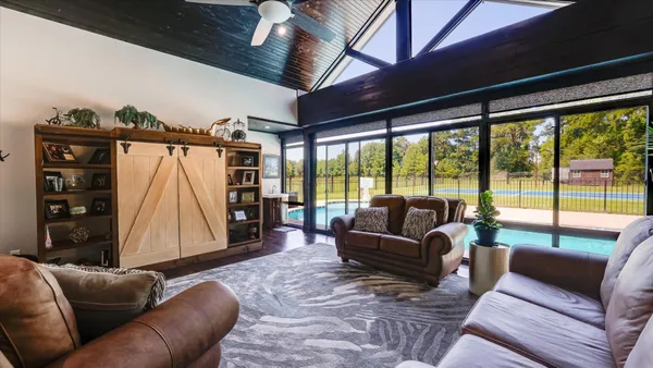 a bathroom with a sink a vanity and a mirror