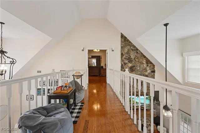 a view of balcony with furniture