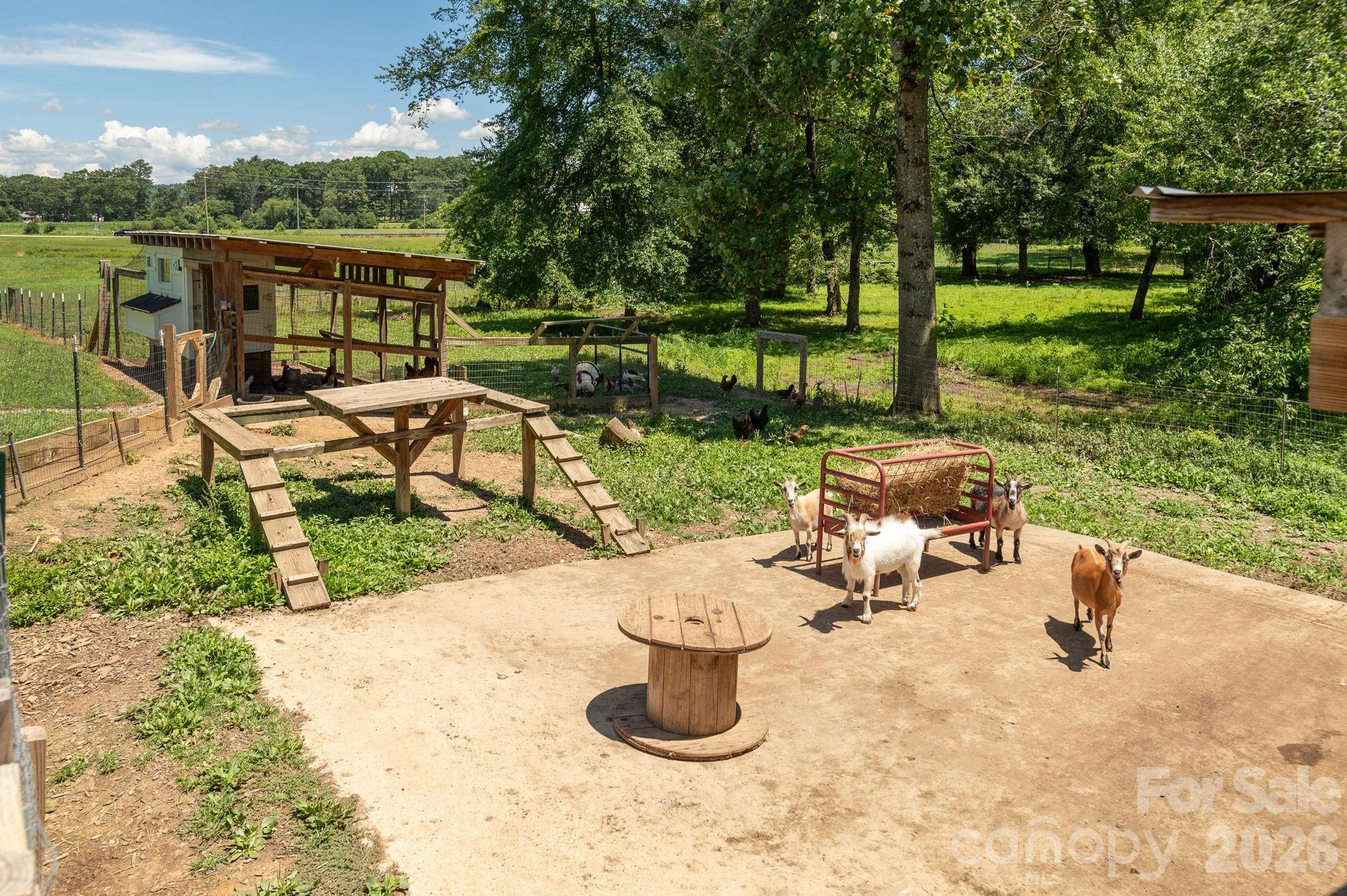 16 School House Road Mills River, NC 28759 - Photo 40 of 48 a view of a backyard with sitting area