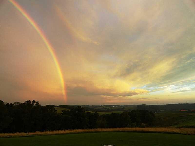1115 Ridge Road Burgettstown, PA 15021 - Photo 22 of 25 View. Rainbow views!