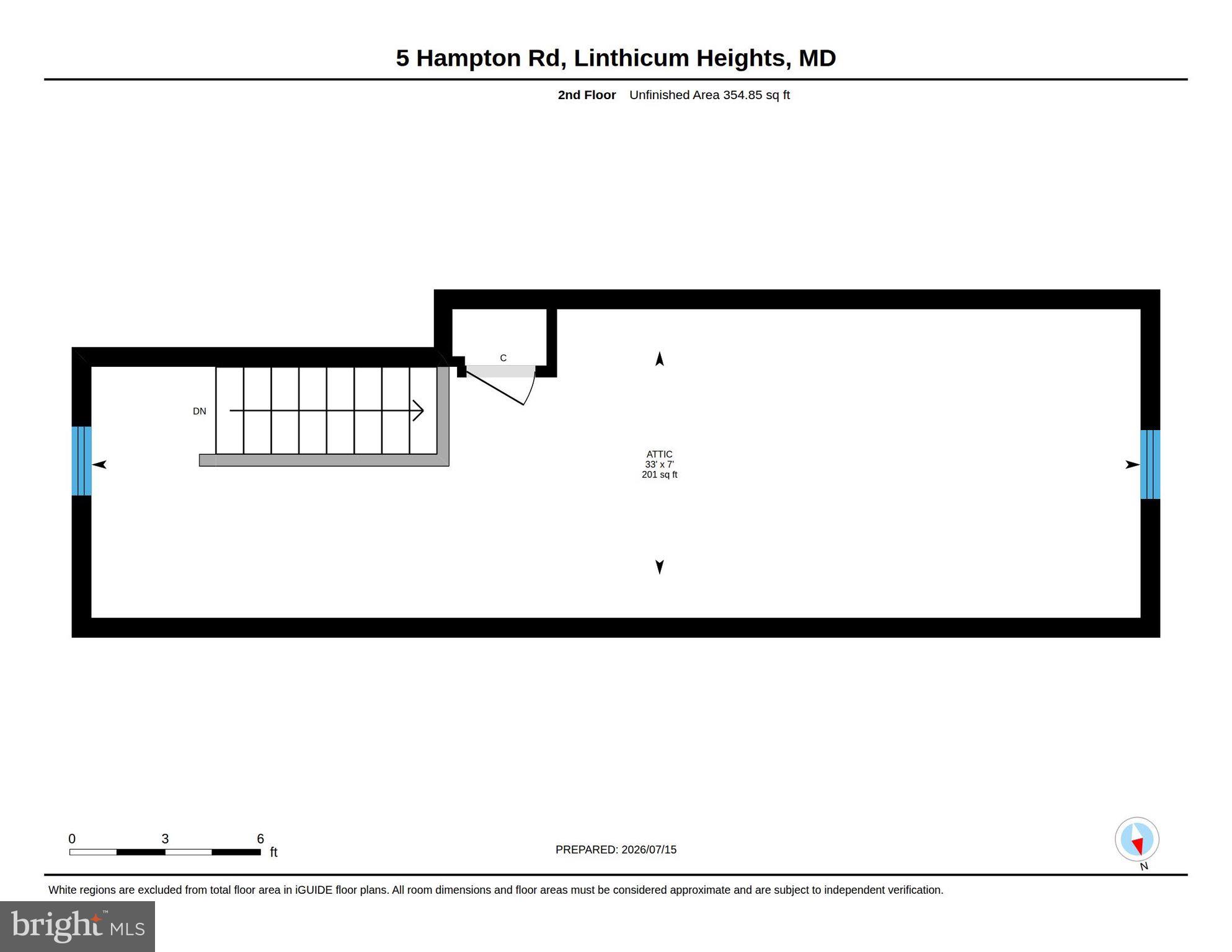 5 Hampton Road Linthicum Heights, MD 21090 - Photo 35 of 36 Upper Level