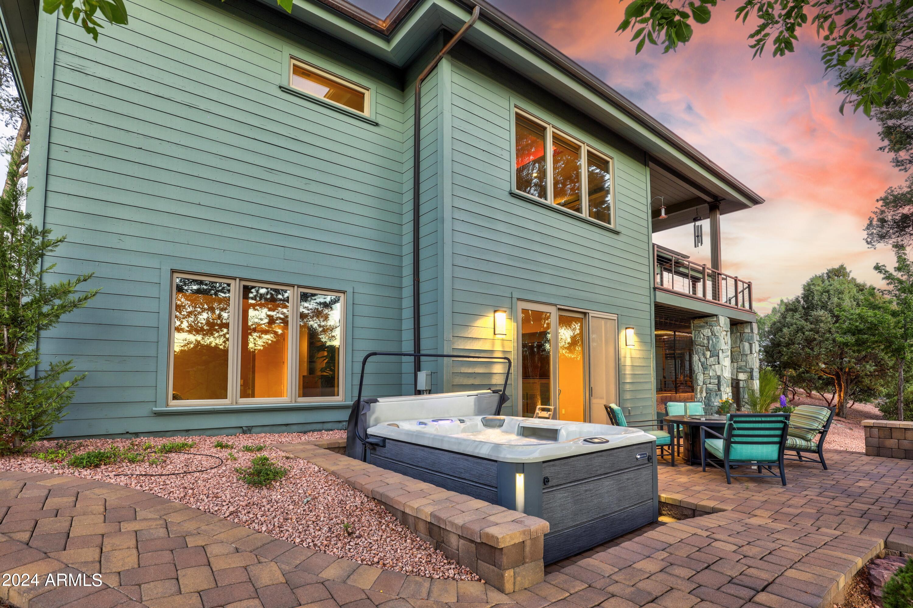 2203 East Scenic Drive Payson, AZ 85541 - Photo 69 of 74 a front view of a house with fountain