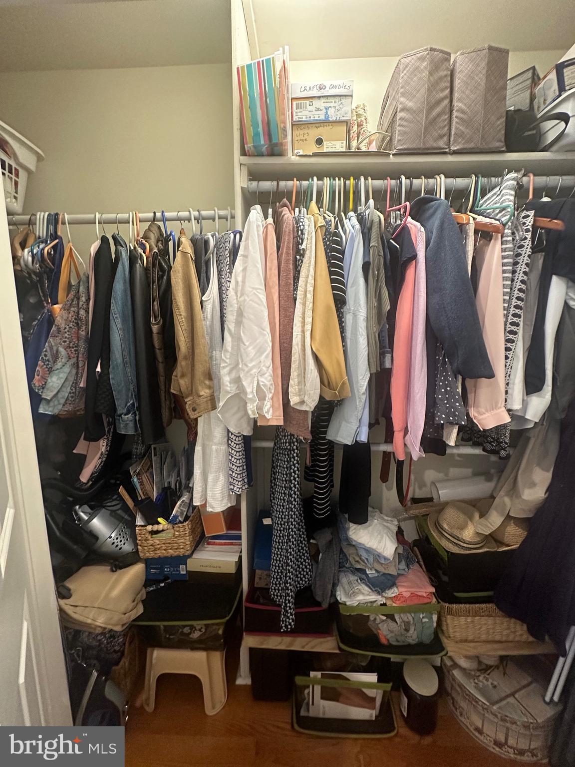 1014 Clinton Street, Unit 2R Philadelphia, PA 19107 - Photo 11 of 16 a view of walk in closet with clothes and shoes