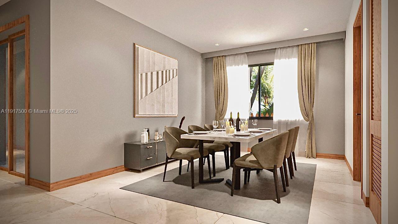 2360 Southwest 32nd Avenue, Unit RIGHT Miami, FL 33145 - Photo 4 of 9 a view of a a dining room with furniture window and outside view
