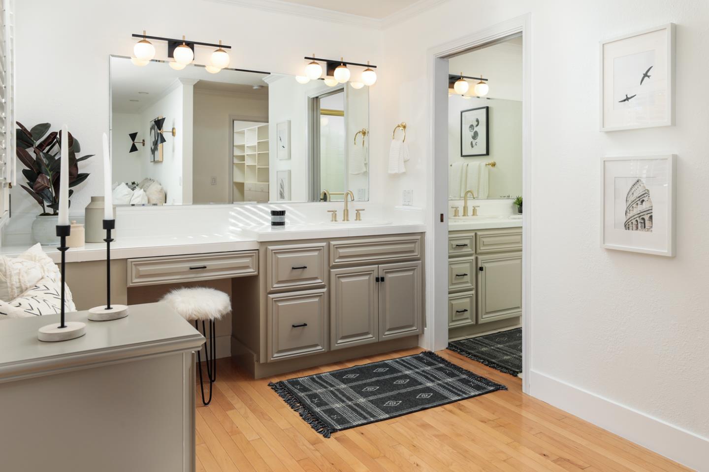 735 Ashbourne Drive Sunnyvale, CA 94087 - Photo 18 of 25 a room with kitchen island a sink stainless steel appliances and cabinets