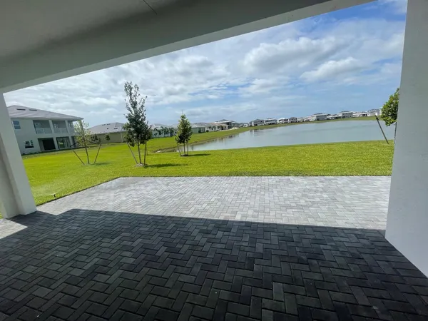 a view of a house with a patio