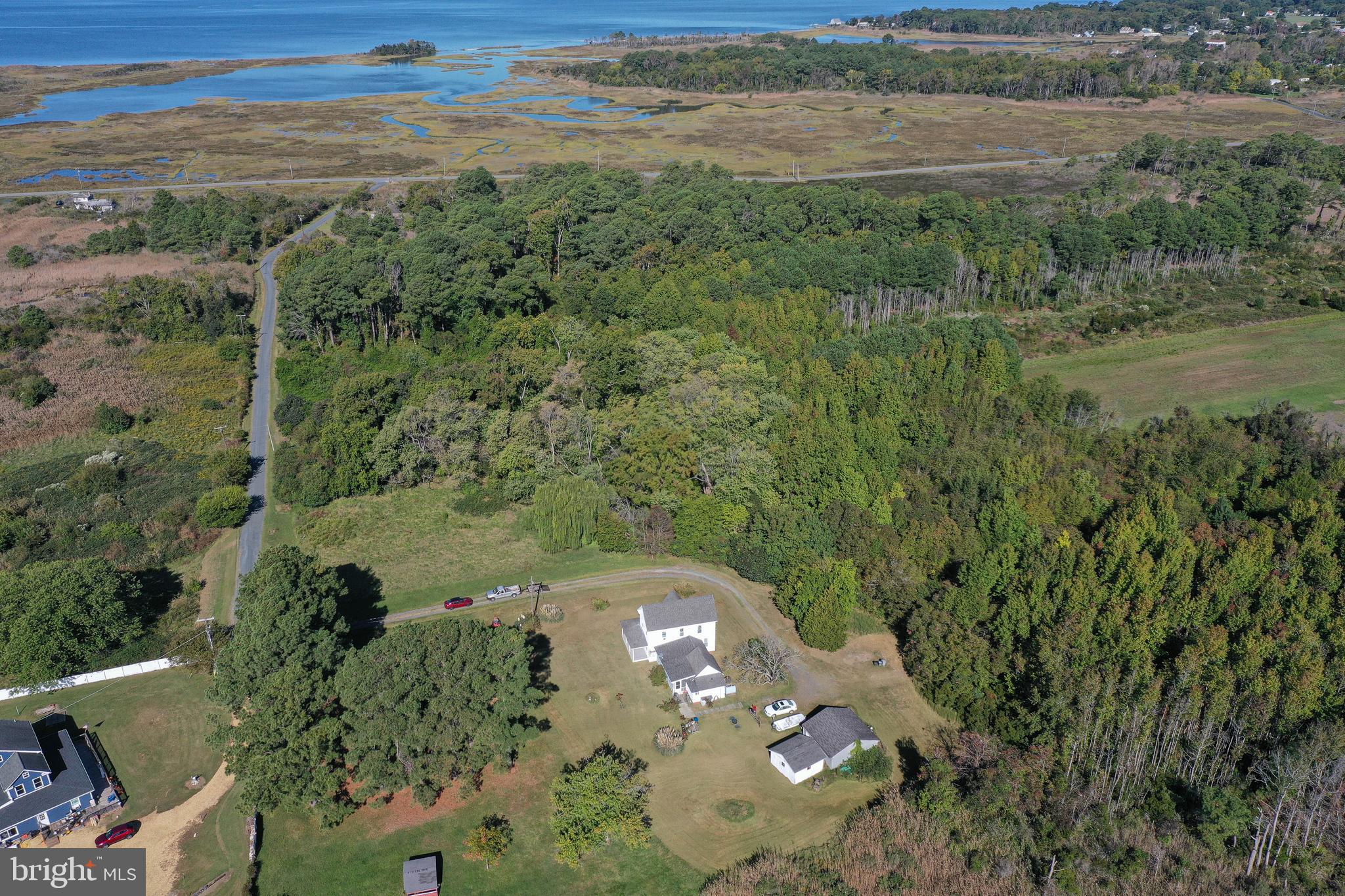 23392 Custom House Road Deal Island, MD 21821 - Photo 41 of 44 an aerial view of a houses with outdoor space