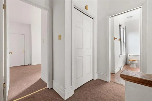 a view of a room with front door