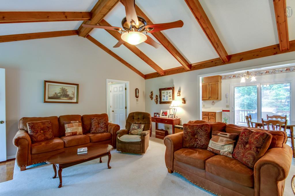 471 Calista Road White House, TN 37188 - Photo 8 of 25 Vaulted ceiling in LR with exposed beams
