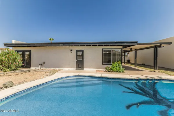 a house with a outdoor space