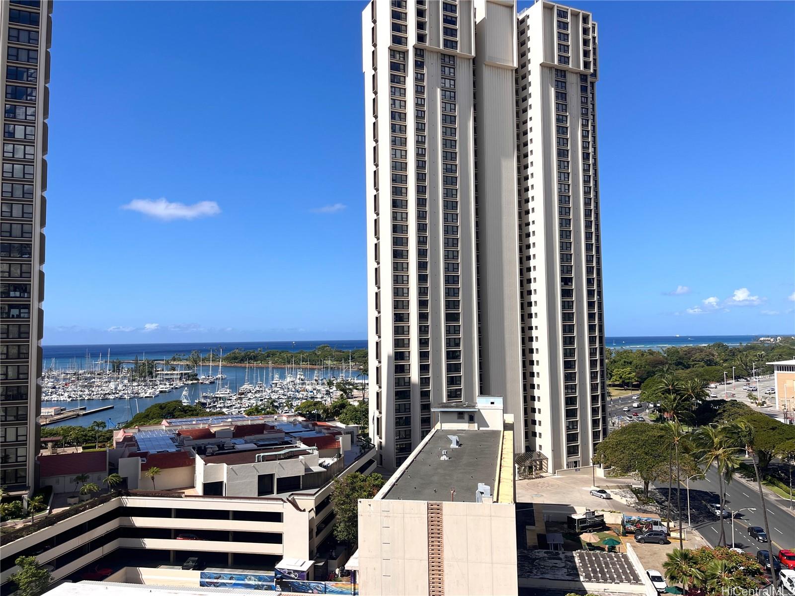 419 Atkinson Drive, Unit 1205 Honolulu, HI 96814 - Photo 14 of 15 a view of a balcony with city view