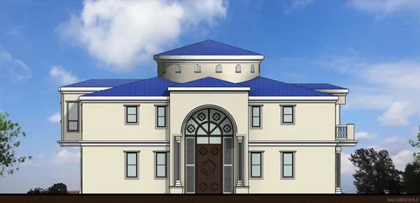 a view of entryway with a kitchen