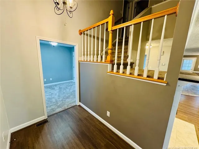 a view of front door