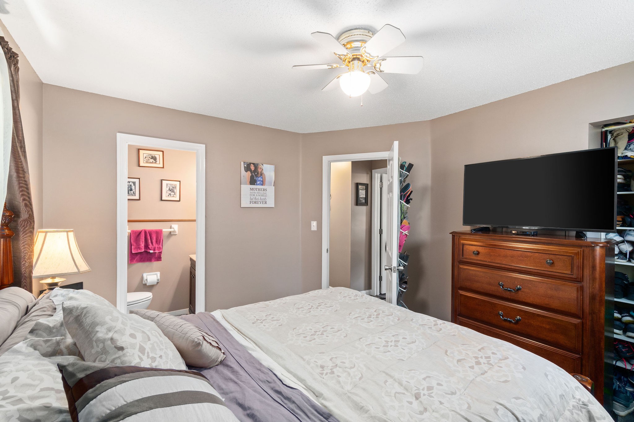 333 Dean Road Clarksville, TN 37040 - Photo 18 of 30 a bedroom with a bed and a flat screen tv
