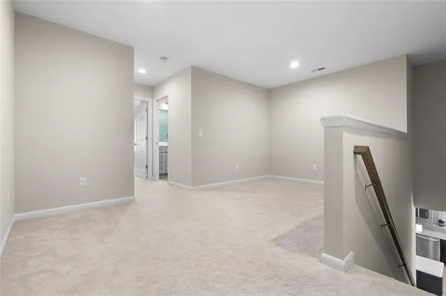 a view of empty room