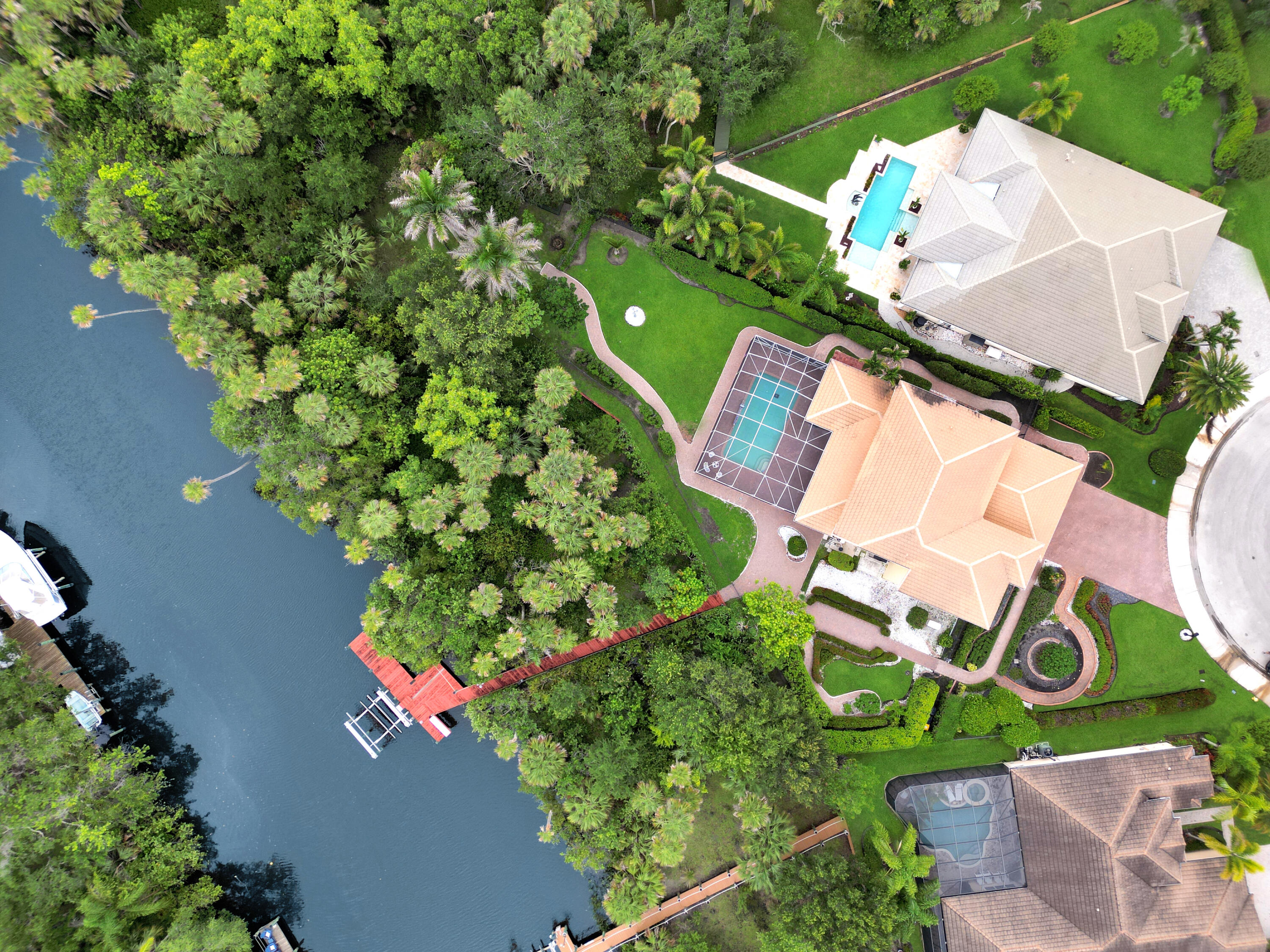 299 Southwest Lost River Road Stuart, FL 34997 - Photo 3 of 27 Overhead aerial low